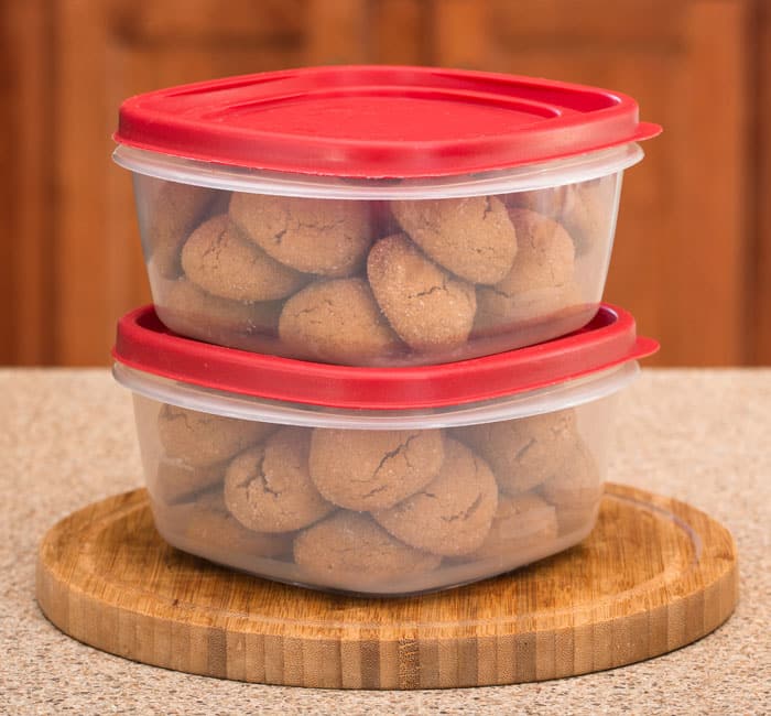 Unwrap the gift of an ant-free home. Picture is of cookies in plastic containers.